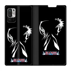 Housse Cuir Portefeuille Pour Xiaomi Redmi Note 10 5G Manga Bleach Duo