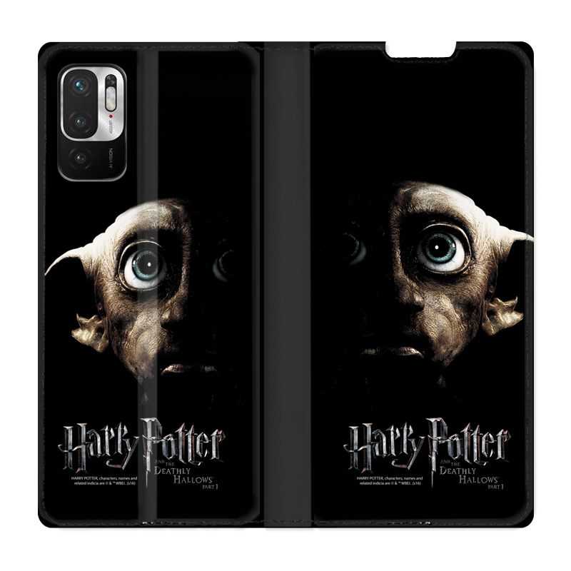 Housse Cuir Portefeuille Pour Xiaomi Redmi Note 10 5G WB License Harry Potter Hollows Dobby