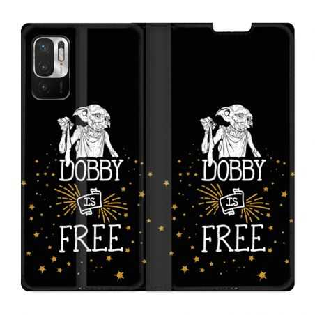 Housse Cuir Portefeuille Pour Xiaomi Redmi Note 10 5G WB License Harry Potter Dobby Free N