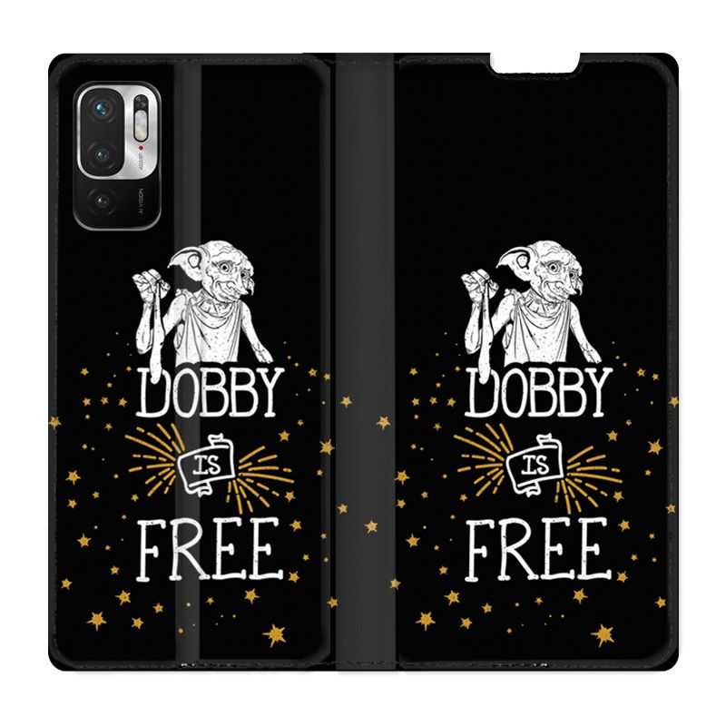 Housse Cuir Portefeuille Pour Xiaomi Redmi Note 10 5G WB License Harry Potter Dobby Free N