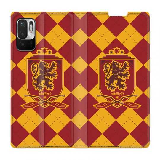 Housse Cuir Portefeuille Pour Xiaomi Redmi Note 10 5G WB License Harry Potter Griffindor