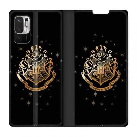 Housse Cuir Portefeuille Pour Xiaomi Redmi Note 10 5G WB License Harry Potter Poudlard