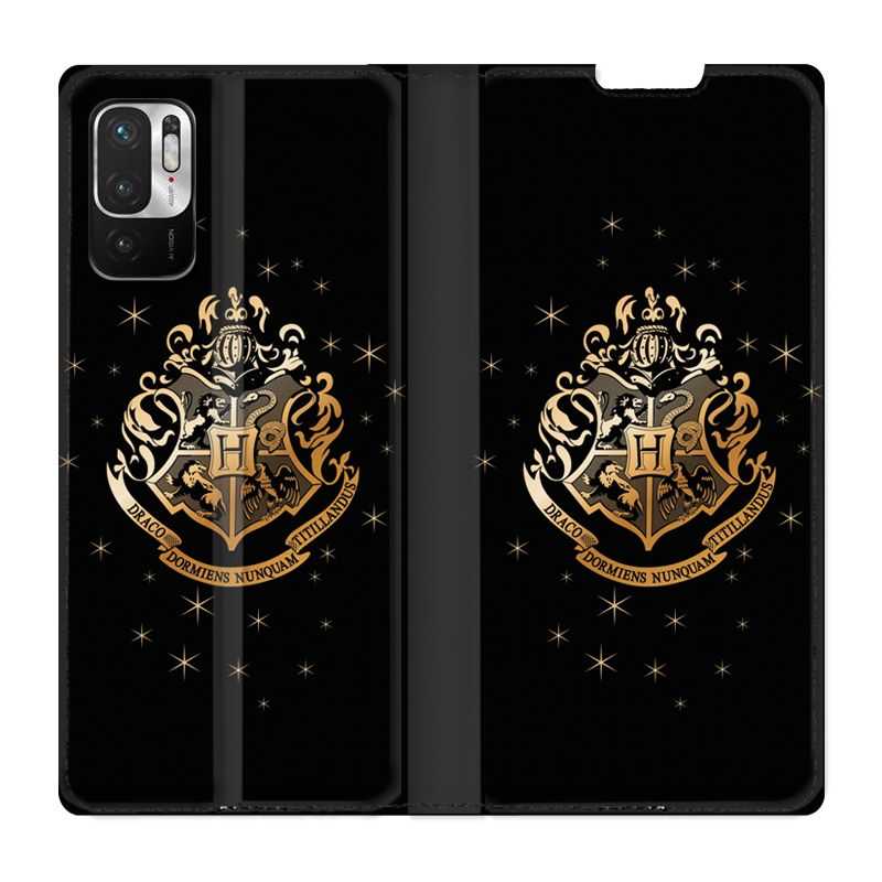Housse Cuir Portefeuille Pour Xiaomi Redmi Note 10 5G WB License Harry Potter Poudlard