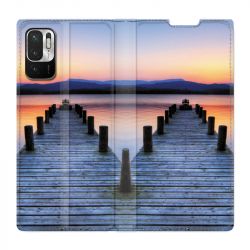 Housse Cuir Portefeuille Pour Xiaomi Redmi Note 10 5G Ponton