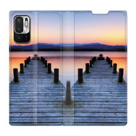 Housse Cuir Portefeuille Pour Xiaomi Redmi Note 10 5G Ponton