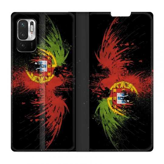 Housse Cuir Portefeuille Pour Xiaomi Redmi Note 10 5G Portugal Aigle