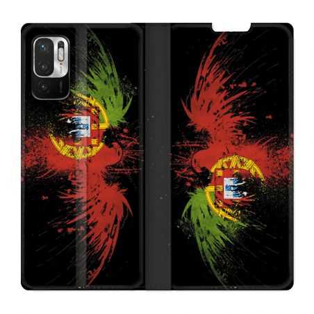 Housse Cuir Portefeuille Pour Xiaomi Redmi Note 10 5G Portugal Aigle