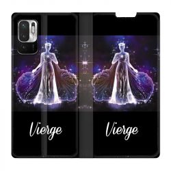 Housse Cuir Portefeuille Pour Xiaomi Redmi Note 10 5G Signe Zodiaque 2 Vierge