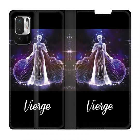 Housse Cuir Portefeuille Pour Xiaomi Redmi Note 10 5G Signe Zodiaque 2 Vierge