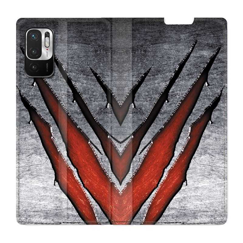 Housse Cuir Portefeuille Pour Xiaomi Redmi Note 10 5G Texture Beton