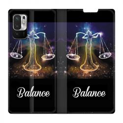 Housse Cuir Portefeuille Pour Xiaomi Redmi Note 10 5G Signe Zodiaque 2 Balance