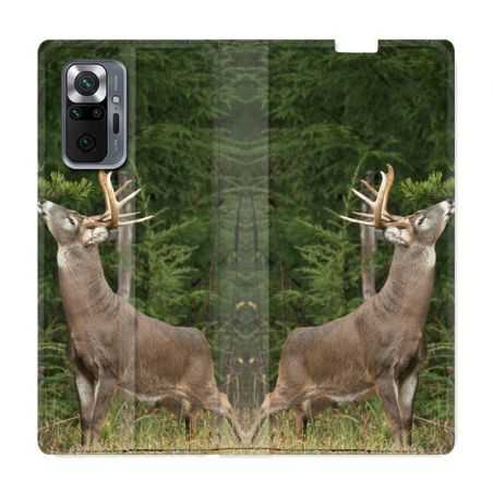 Housse Cuir Portefeuille Pour Xiaomi Redmi Note 10 Pro 5G Cerf