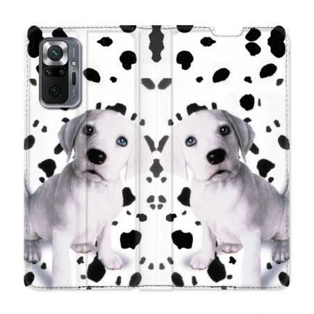 Housse Cuir Portefeuille Pour Xiaomi Redmi Note 10 Pro 5G Chien Dalmatien