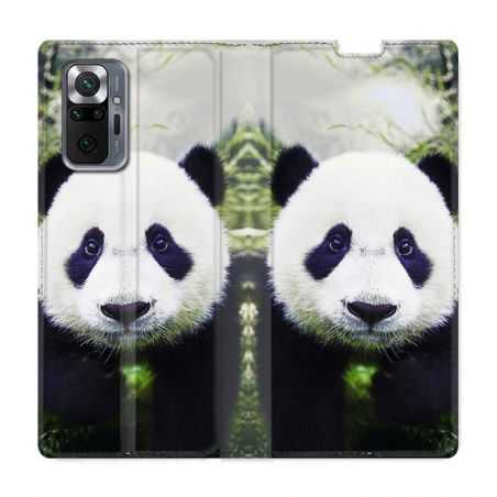 Housse Cuir Portefeuille Pour Xiaomi Redmi Note 10 Pro 5G Panda Color
