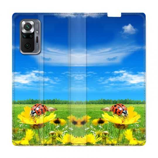 Housse Cuir Portefeuille Pour Xiaomi Redmi Note 10 Pro 5G Coccinelle