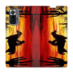 Housse Cuir Portefeuille Pour Xiaomi Redmi Note 10 Pro 5G Cow Boy Soleil