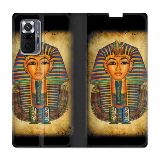 Housse Cuir Portefeuille Pour Xiaomi Redmi Note 10 Pro 5G Egypte Pharaon