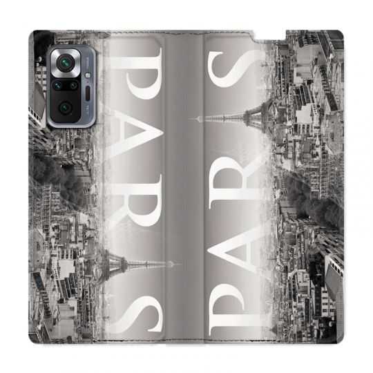 Housse Cuir Portefeuille Pour Xiaomi Redmi Note 10 Pro 5G France Paris Vintage