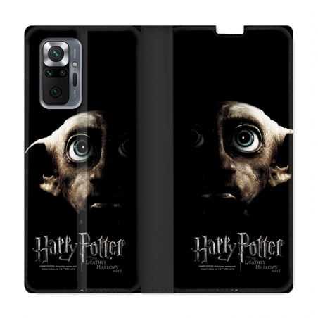 Housse Cuir Portefeuille Pour Xiaomi Redmi Note 10 Pro 5G WB License Harry Potter Hollows Dobby