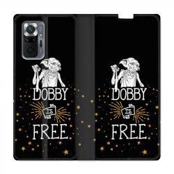 Housse Cuir Portefeuille Pour Xiaomi Redmi Note 10 Pro 5G WB License Harry Potter Dobby Free N