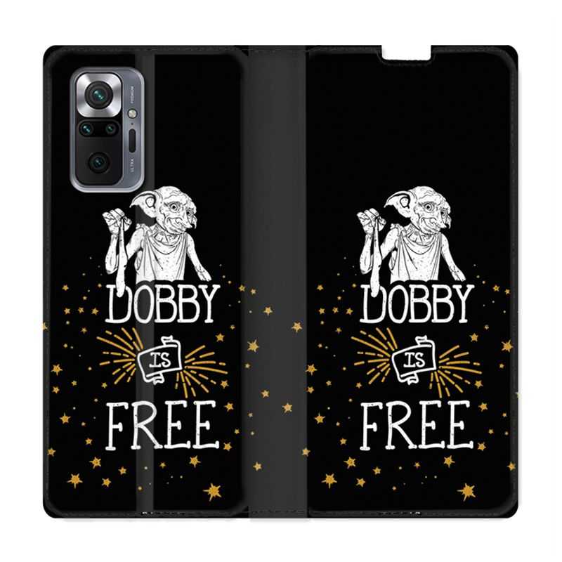 Housse Cuir Portefeuille Pour Xiaomi Redmi Note 10 Pro 5G WB License Harry Potter Dobby Free N