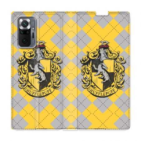 Housse Cuir Portefeuille Pour Xiaomi Redmi Note 10 Pro 5G WB License Harry Potter Hufflepuff