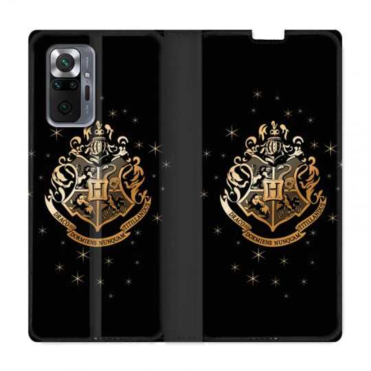 Housse Cuir Portefeuille Pour Xiaomi Redmi Note 10 Pro 5G WB License Harry Potter Poudlard