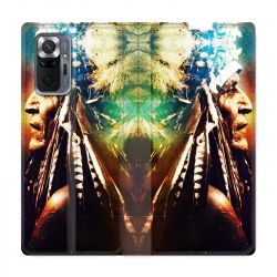 Housse Cuir Portefeuille Pour Xiaomi Redmi Note 10 Pro 5G Indien