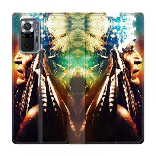 Housse Cuir Portefeuille Pour Xiaomi Redmi Note 10 Pro 5G Indien