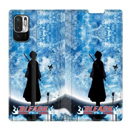 Housse Cuir Portefeuille Pour Xiaomi Redmi Note 10 Pro 5G Manga Bleach Lune