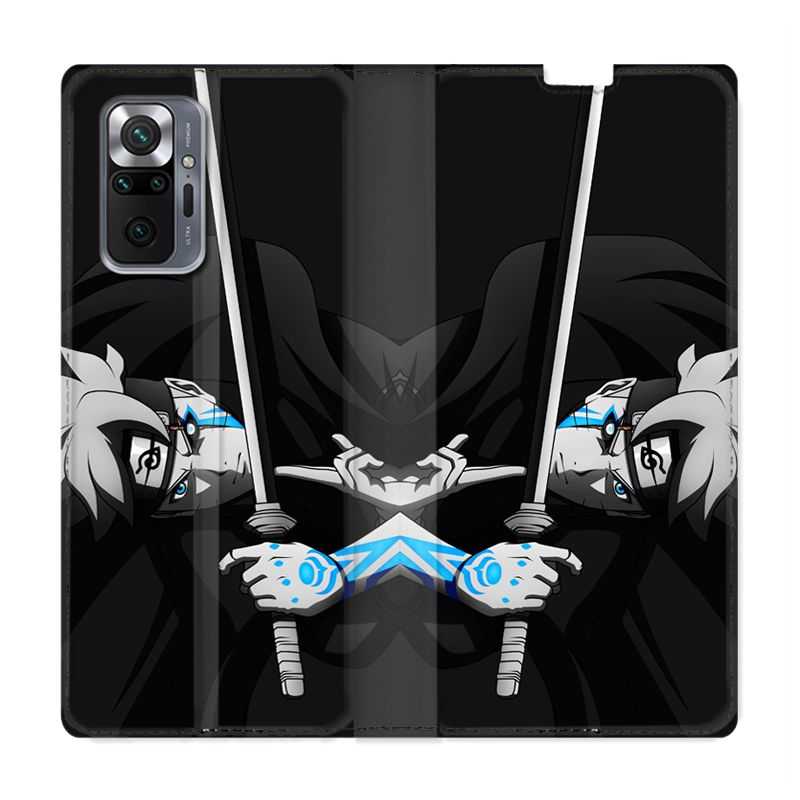 Housse Cuir Portefeuille Pour Xiaomi Redmi Note 10 Pro 5G Manga Boruto Epée