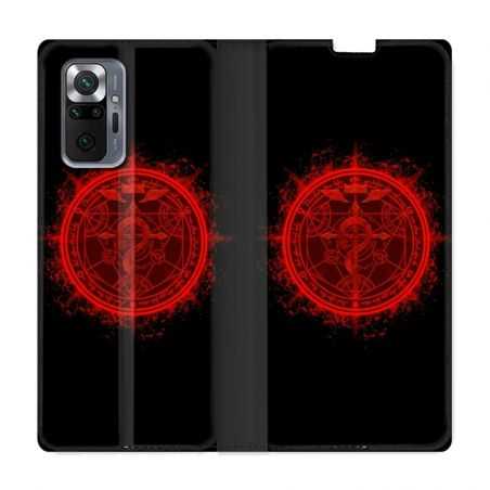 Housse Cuir Portefeuille Pour Xiaomi Redmi Note 10 Pro 5G Manga Fullmetal Alchemist Logo