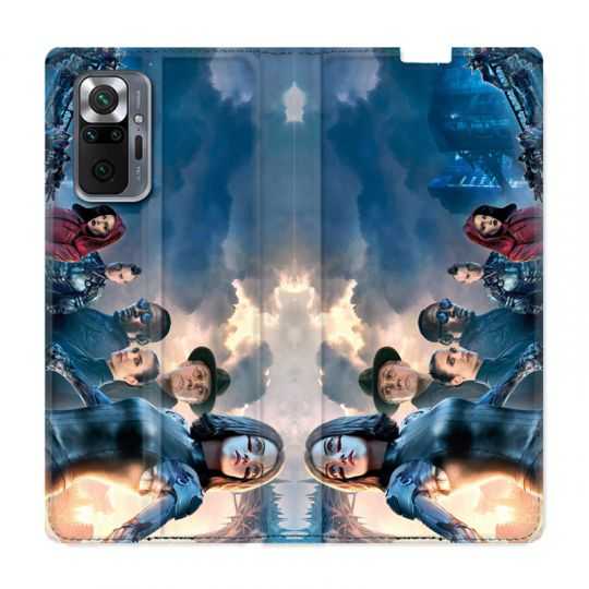 Housse Cuir Portefeuille Pour Xiaomi Redmi Note 10 Pro 5G Manga Gunnm Affiche