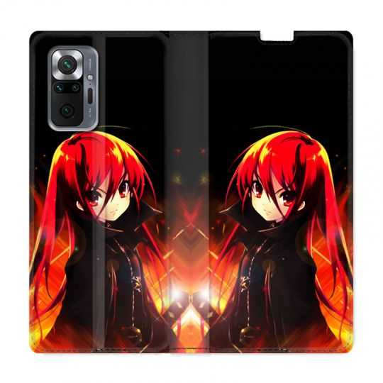 Housse Cuir Portefeuille Pour Xiaomi Redmi Note 10 Pro 5G Manga Shana