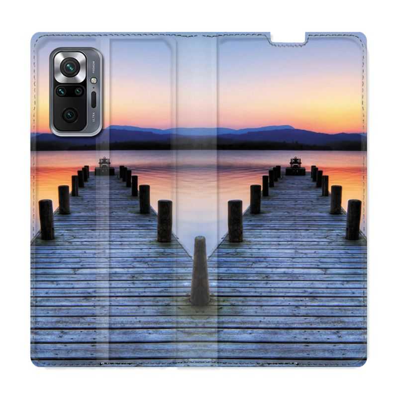 Housse Cuir Portefeuille Pour Xiaomi Redmi Note 10 Pro 5G Ponton