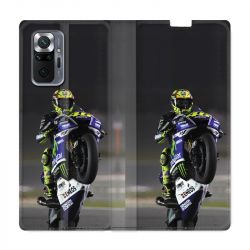 Housse Cuir Portefeuille Pour Xiaomi Redmi Note 10 Pro 5G Moto Wheeling