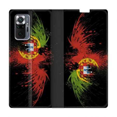 Housse Cuir Portefeuille Pour Xiaomi Redmi Note 10 Pro 5G Portugal Aigle