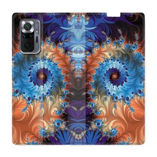 Housse Cuir Portefeuille Pour Xiaomi Redmi Note 10 Pro 5G Psychedelic Spirale