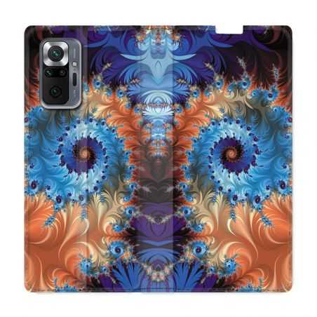 Housse Cuir Portefeuille Pour Xiaomi Redmi Note 10 Pro 5G Psychedelic Spirale