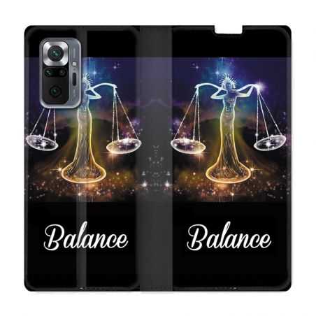 Housse Cuir Portefeuille Pour Xiaomi Redmi Note 10 Pro 5G Signe Zodiaque 2 Balance