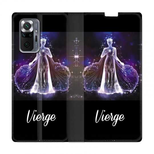Housse Cuir Portefeuille Pour Xiaomi Redmi Note 10 Pro 5G Signe Zodiaque 2 Vierge