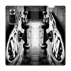 Housse Cuir Portefeuille Pour Xiaomi Redmi Note 10 Pro 5G Skate Vintage