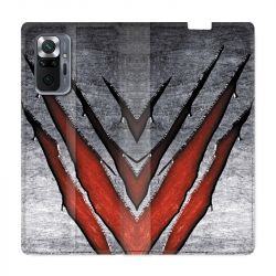 Housse Cuir Portefeuille Pour Xiaomi Redmi Note 10 Pro 5G Texture Beton