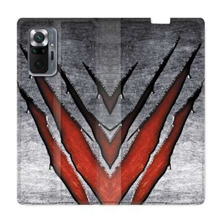 Housse Cuir Portefeuille Pour Xiaomi Redmi Note 10 Pro 5G Texture Beton