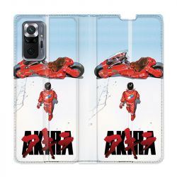 Housse Cuir Portefeuille Pour Xiaomi Redmi Note 10 Pro 5G Manga Akira Affiche