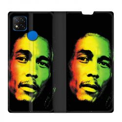 Housse Cuir Portefeuille PourXiaomi Redmi 9C Bob Marley 2