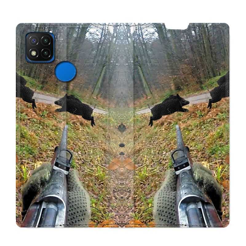 Housse Cuir Portefeuille PourXiaomi Redmi 9C Chasse Vision Tir