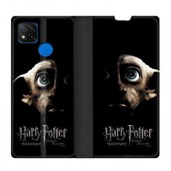 Housse Cuir Portefeuille PourXiaomi Redmi 9C WB License Harry Potter Hollows Dobby