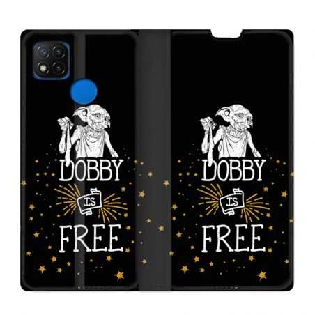 Housse Cuir Portefeuille PourXiaomi Redmi 9C WB License Harry Potter Dobby Free N