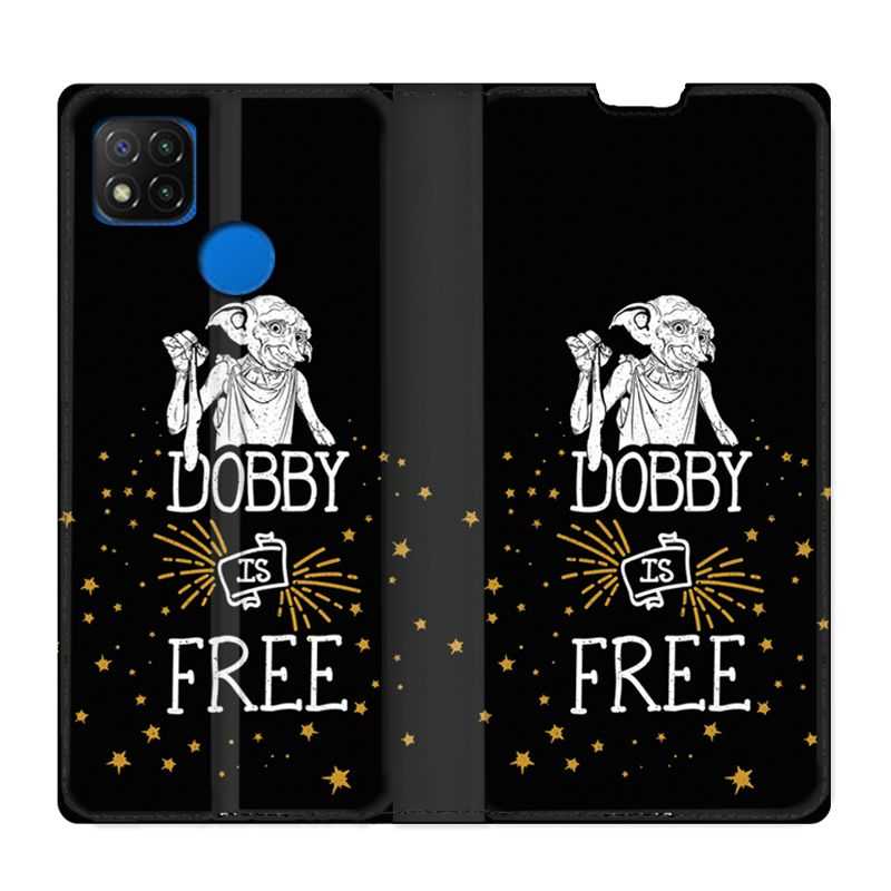 Housse Cuir Portefeuille PourXiaomi Redmi 9C WB License Harry Potter Dobby Free N